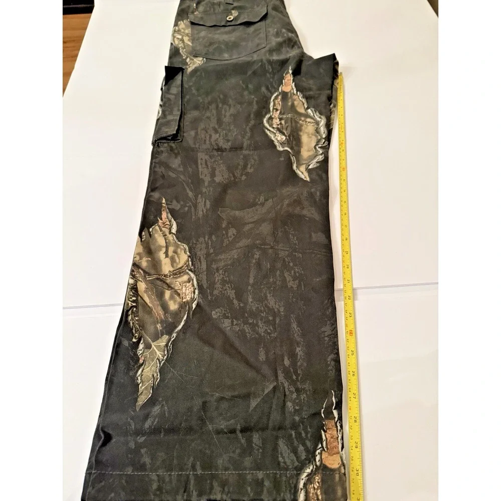 Mossy Oak Real Tree Camo Cargo Hunting Pants XL Green Brown Multi Mens